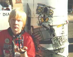 Me and my Johnny Five beach can